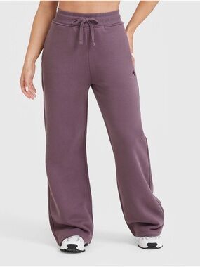 Oner Active Wide-Leg Sweatpants in Plum